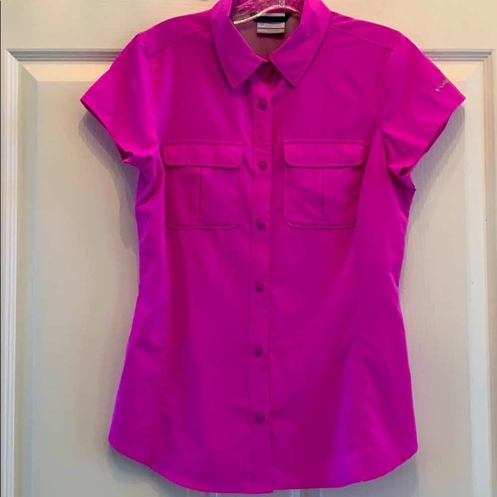 Columbia NWOT Vented Hiking Trail Long Sleeve Snap Front Shirt Women’s S